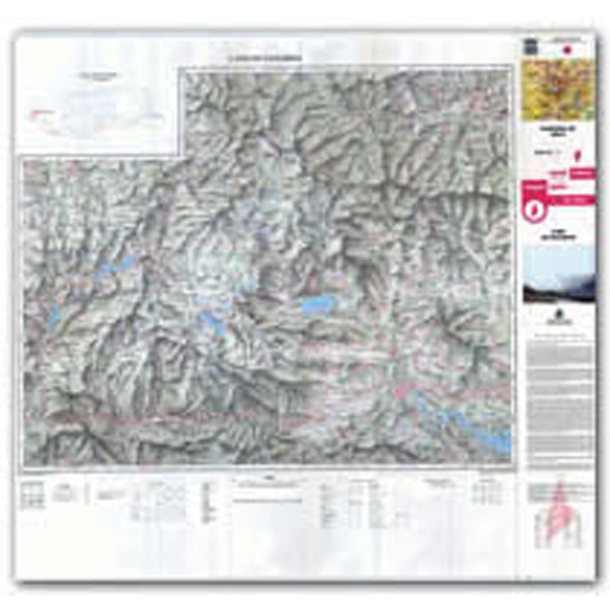 Lago de Sanabria. Mapa guía 1:50.000