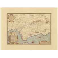 Andaluziae Nova Descript. 1606 - J. Hondius