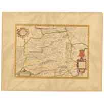Castiliae Veteris et Novae Descriptio. 1606 - Jodocus Hondius