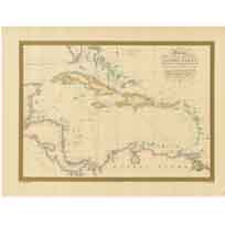 Costas de Tierra Firme. Derrotas que siguió Colón. 1825 - R. Esteve et al.