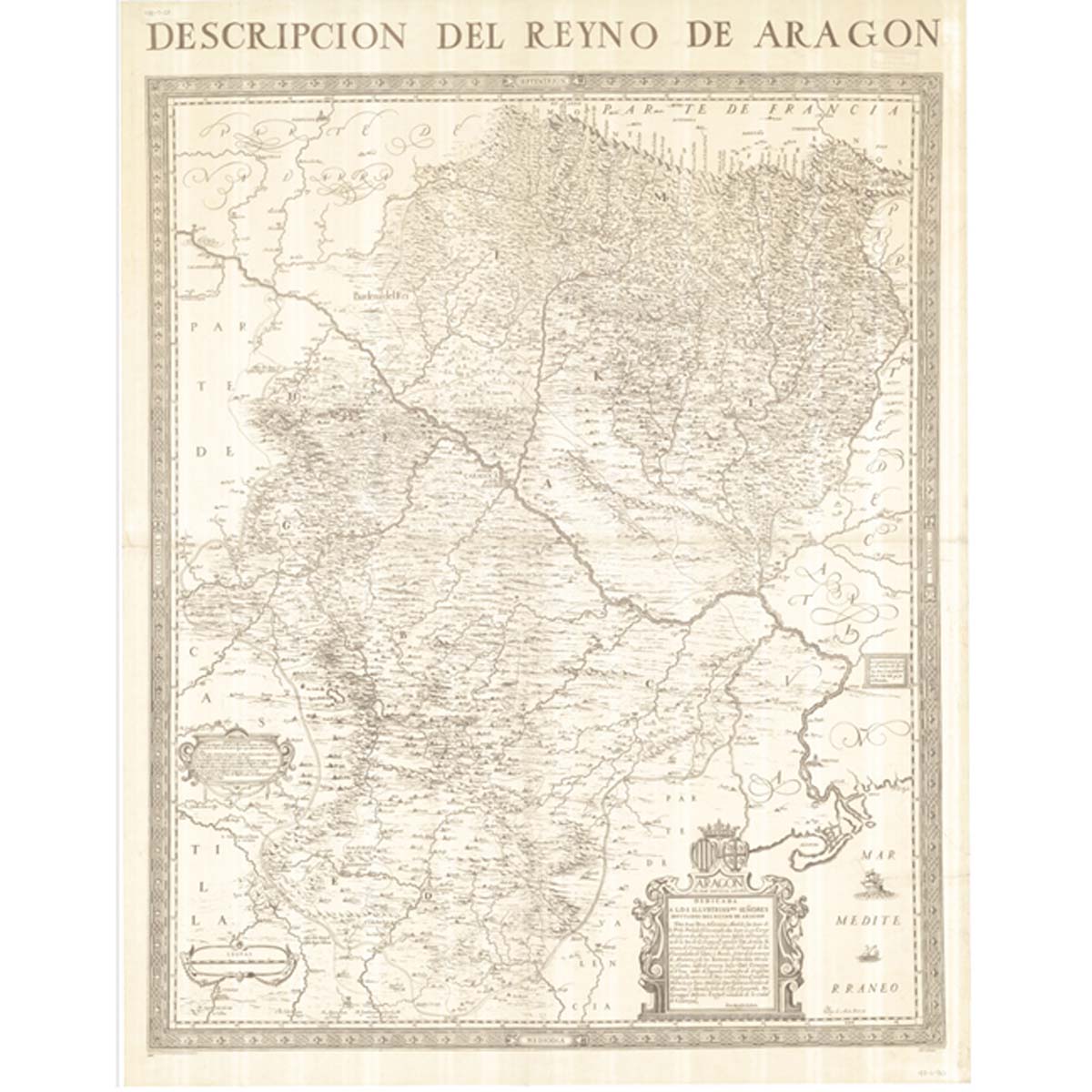 Descripción del Reyno de Aragón. 1619 - J.B.Labaña