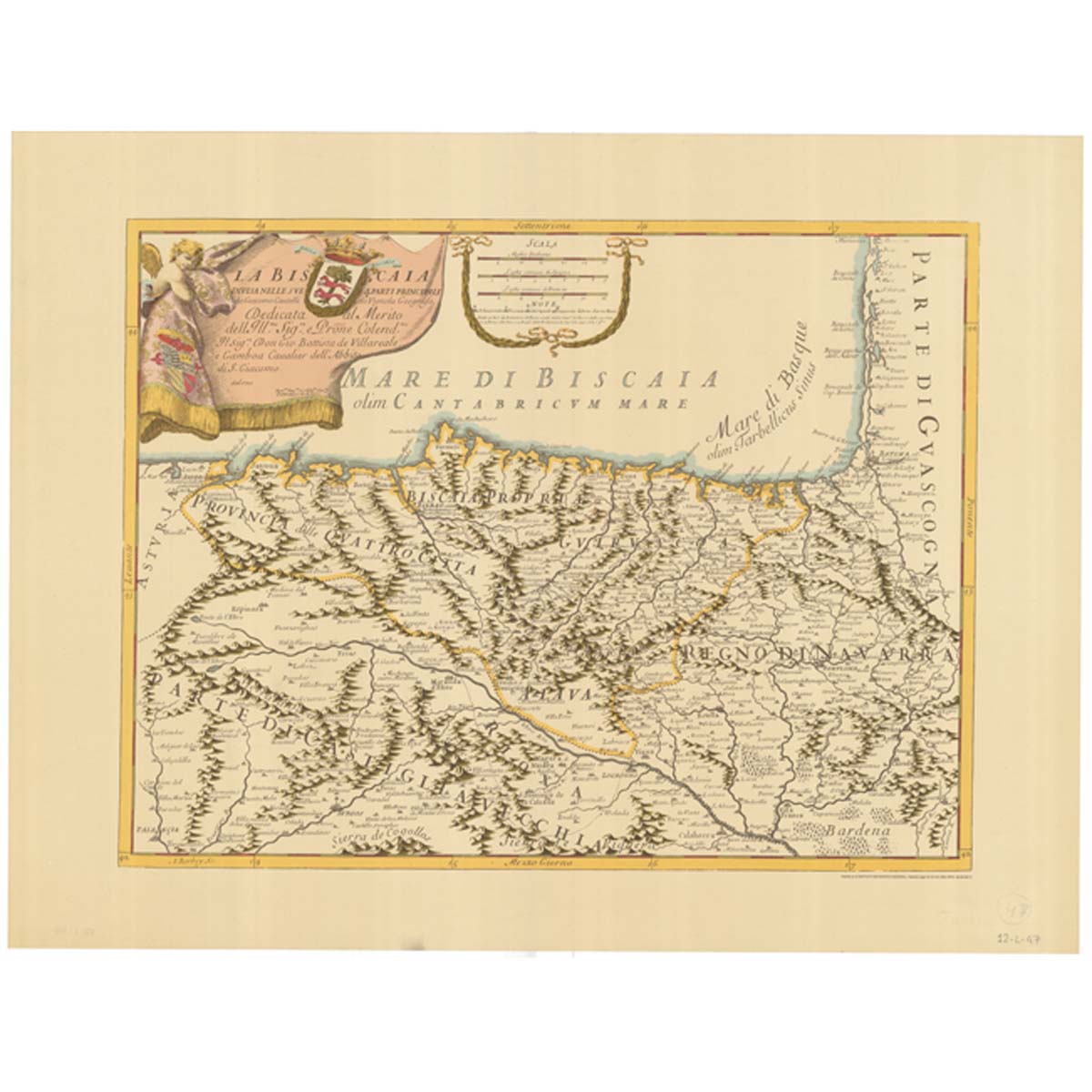 La Biscaia. 1696 - Giacomo Cantelli / Domenico de Rossi
