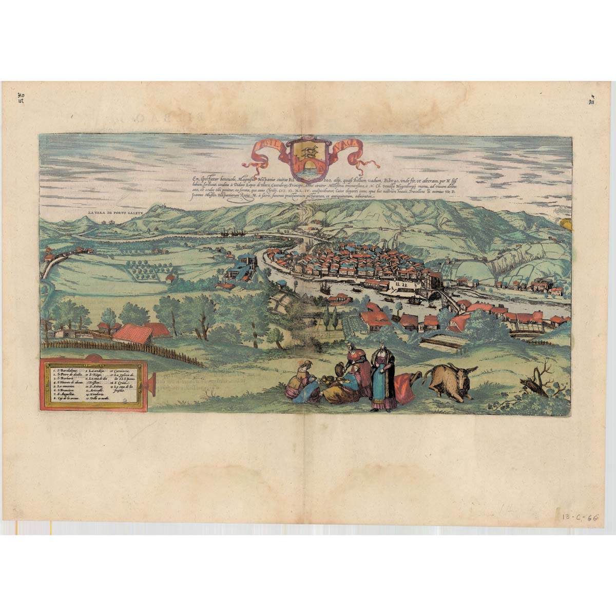 Vista de Bilbao. 1575 - George Braun
