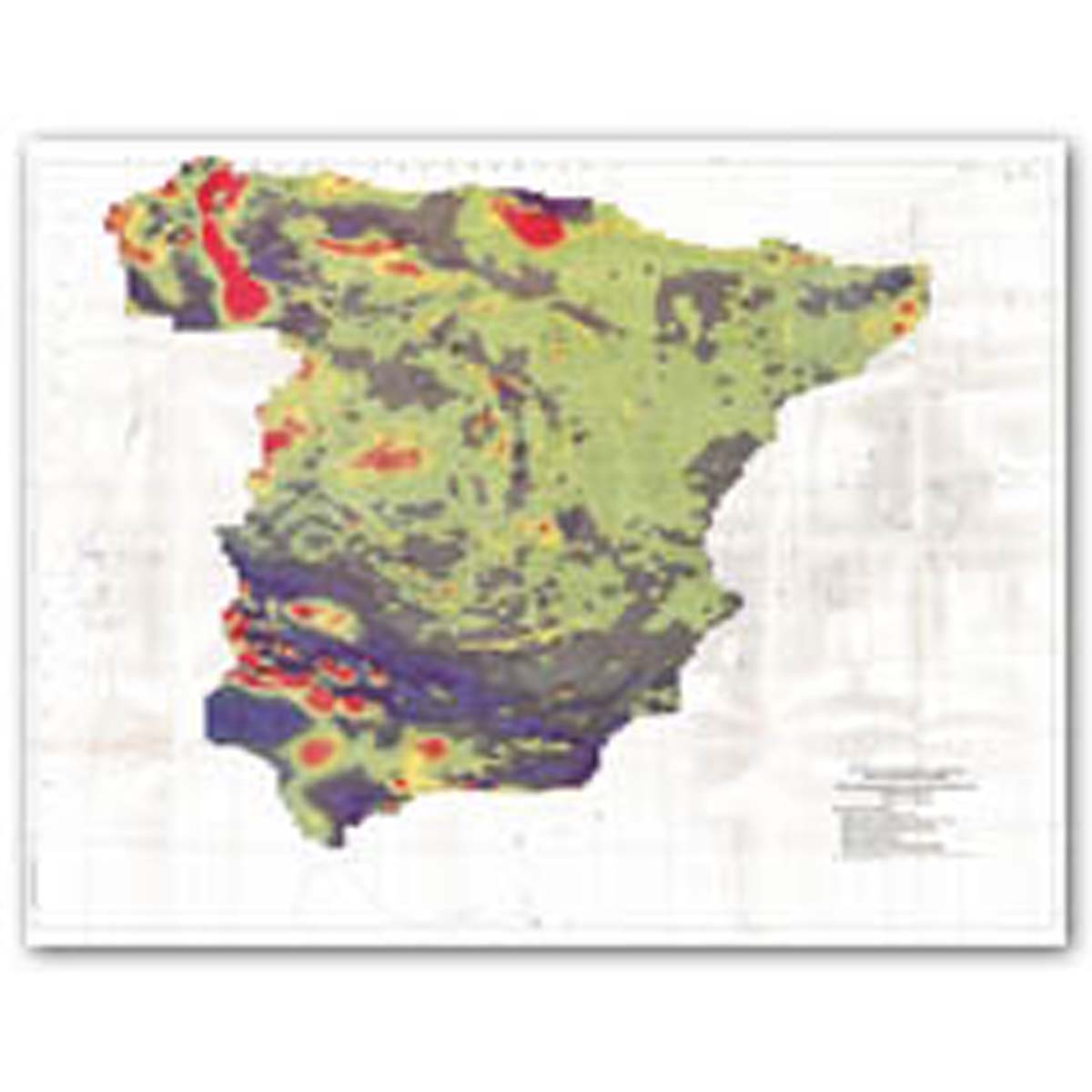 Mapa Aeromagnético de España Peninsular