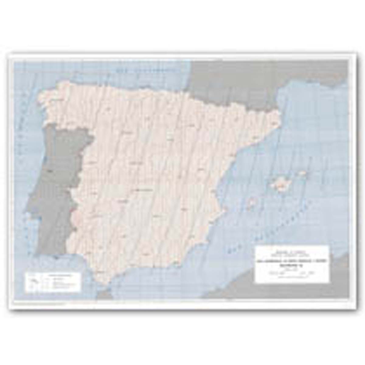 Mapa Geomagnético Declinaciones - época 1995.0