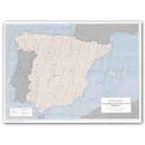 Mapa Geomagnético Declinaciones - época 1995.0