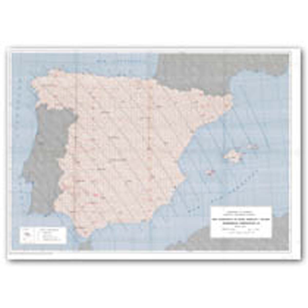 Mapa Geomagnético Isodinámicas Horizontales - época 1995.0