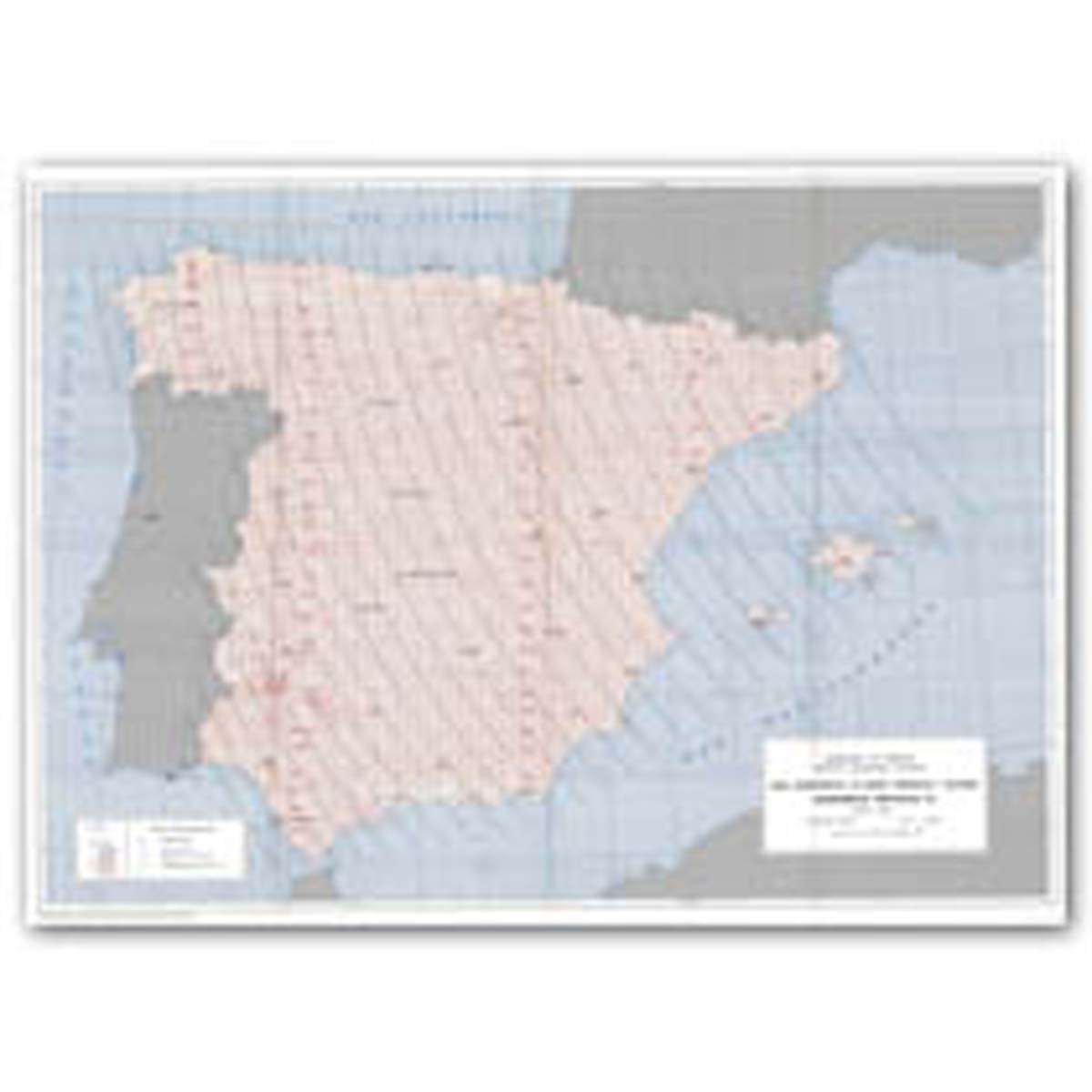 Mapa Geomagnético Isodinámicas Verticales - época 1995.0