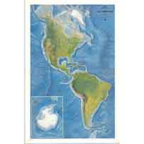 Mapa de América (físico)
