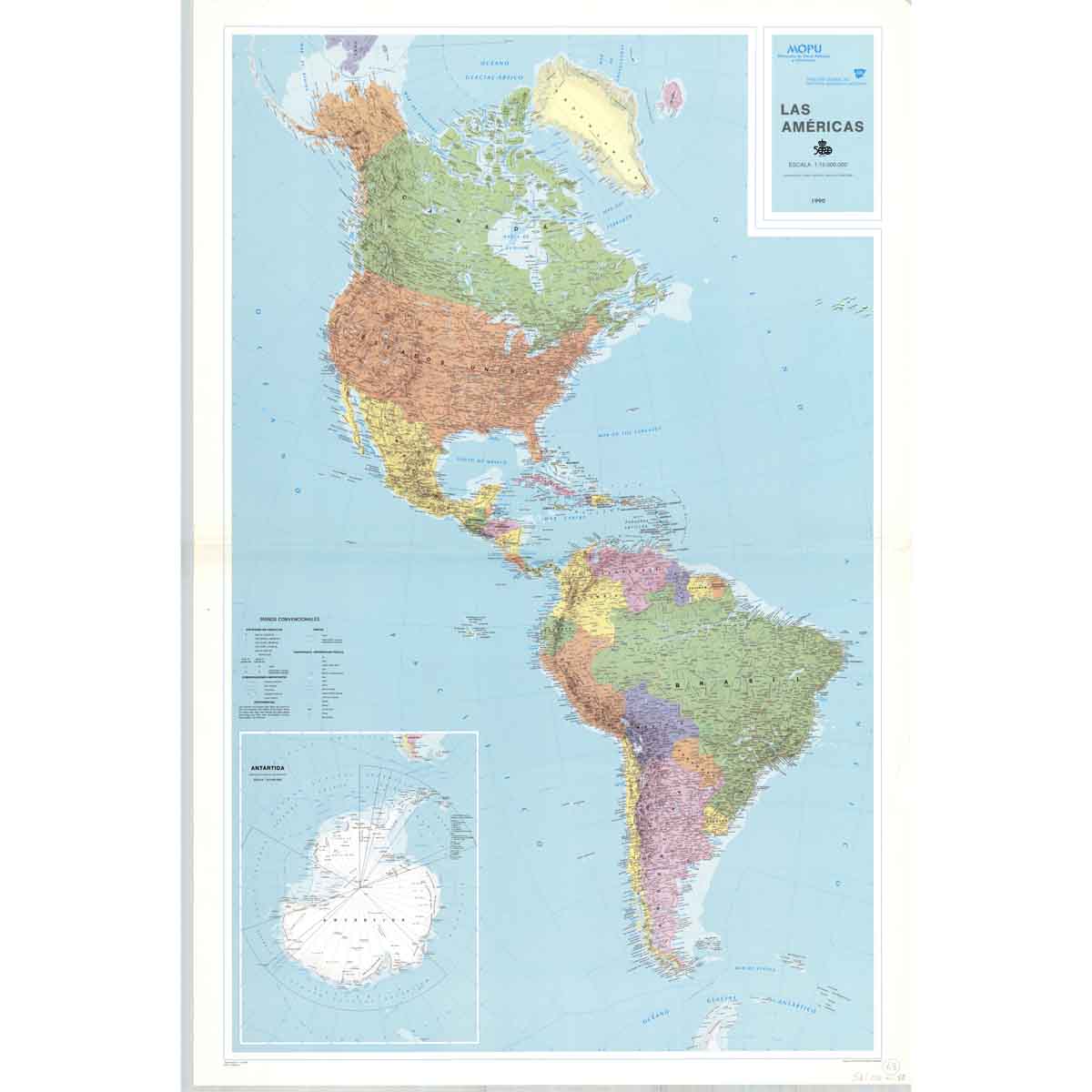 Mapa de América (político)