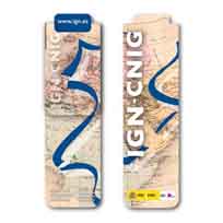 Marcapáginas magnético pequeño mapa Nouvel Atlas