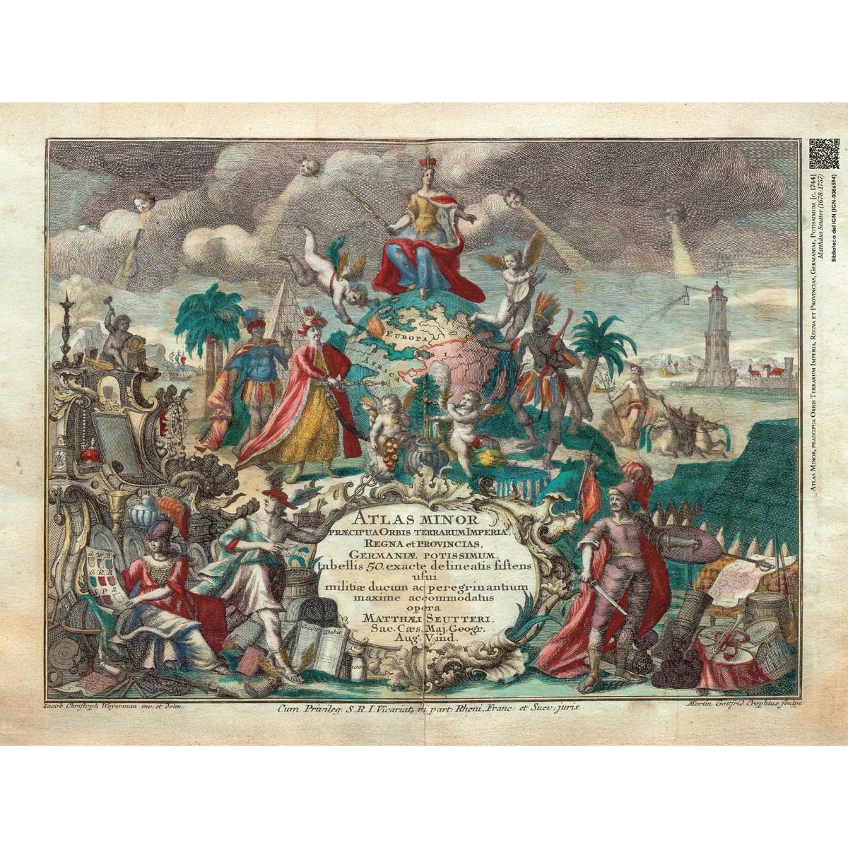 Tapete Atlas Minor [ca.1744] - Tierra