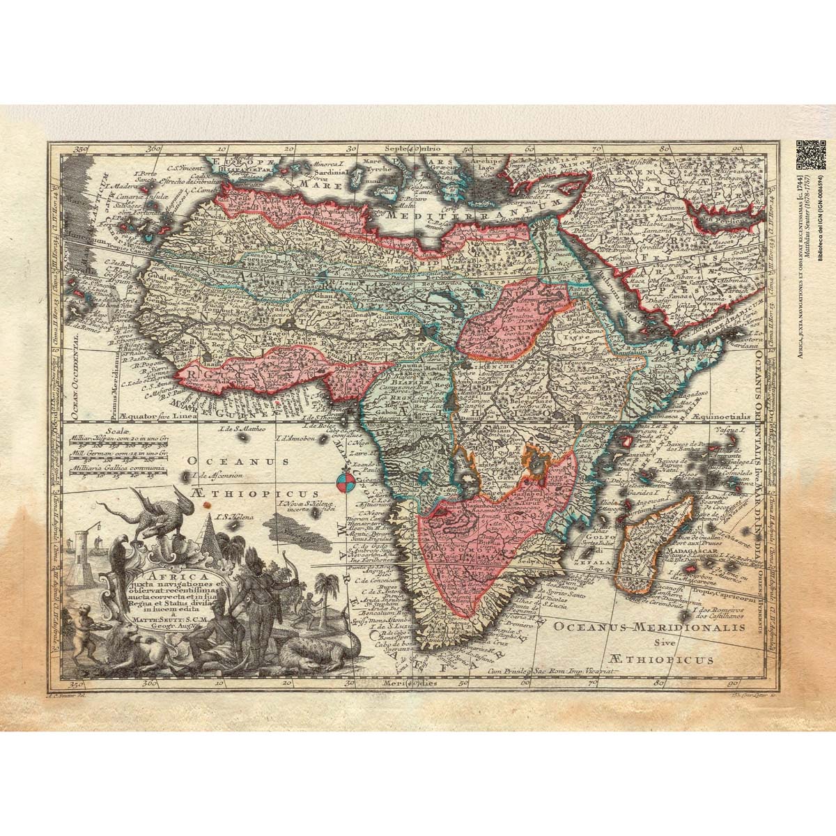 Tapete Atlas Minor [ca.1744] - África