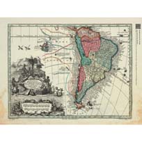 Tapete Atlas Minor [ca.1744] - América del Sur