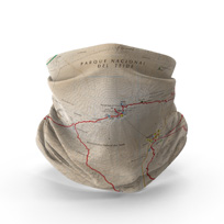 Bufanda Tubular -polivalente- Mapa del PN del Teide