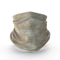 Bufanda Tubular -polivalente- Mapa del PN de Picos de Europa