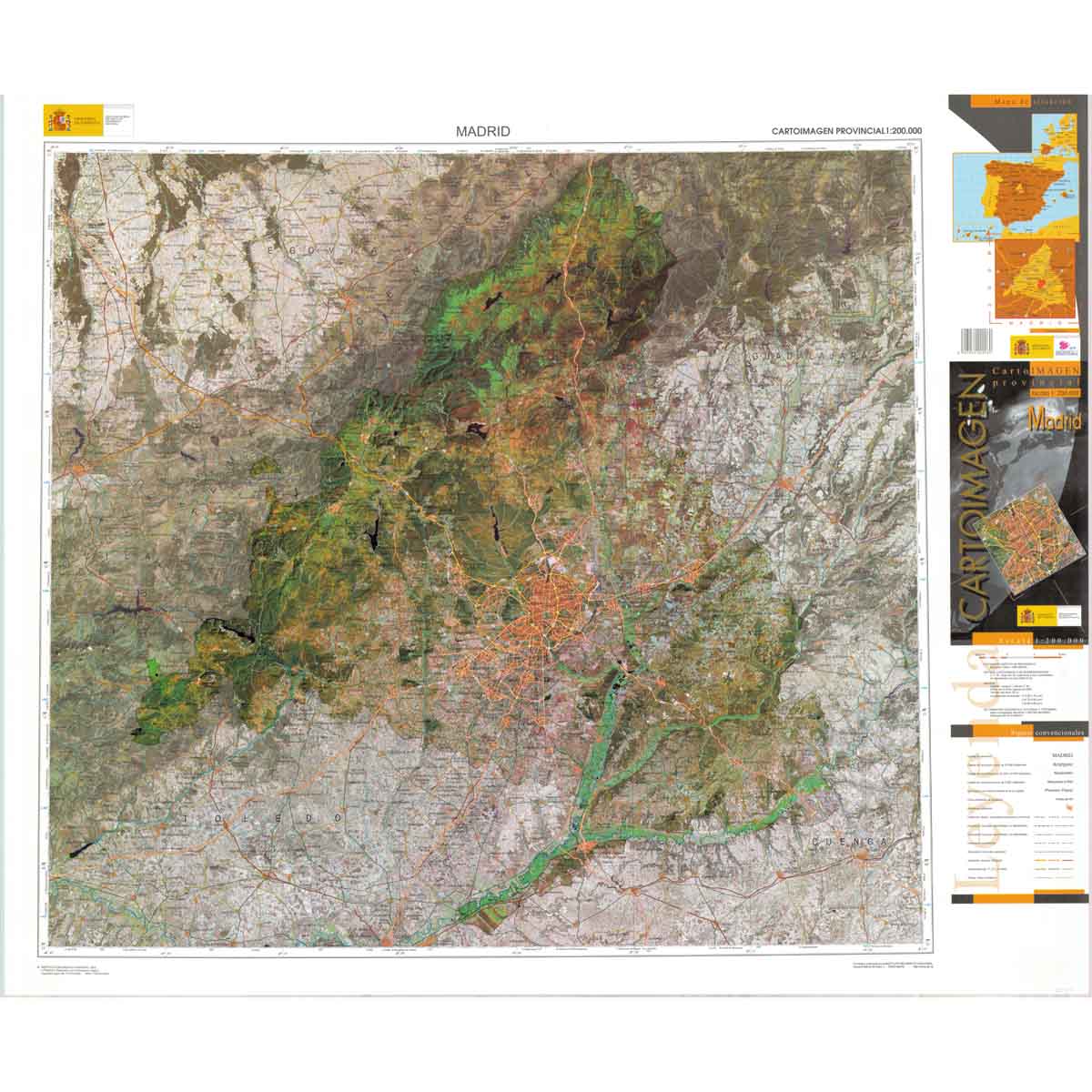 Madrid - Cartoimagen 1:200.000