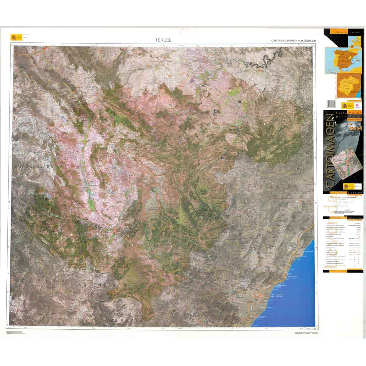 Teruel - Cartoimagen 1:200.000
