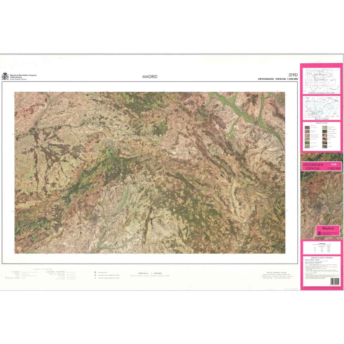 319D  Madrid - ORTO. 1:500.000
