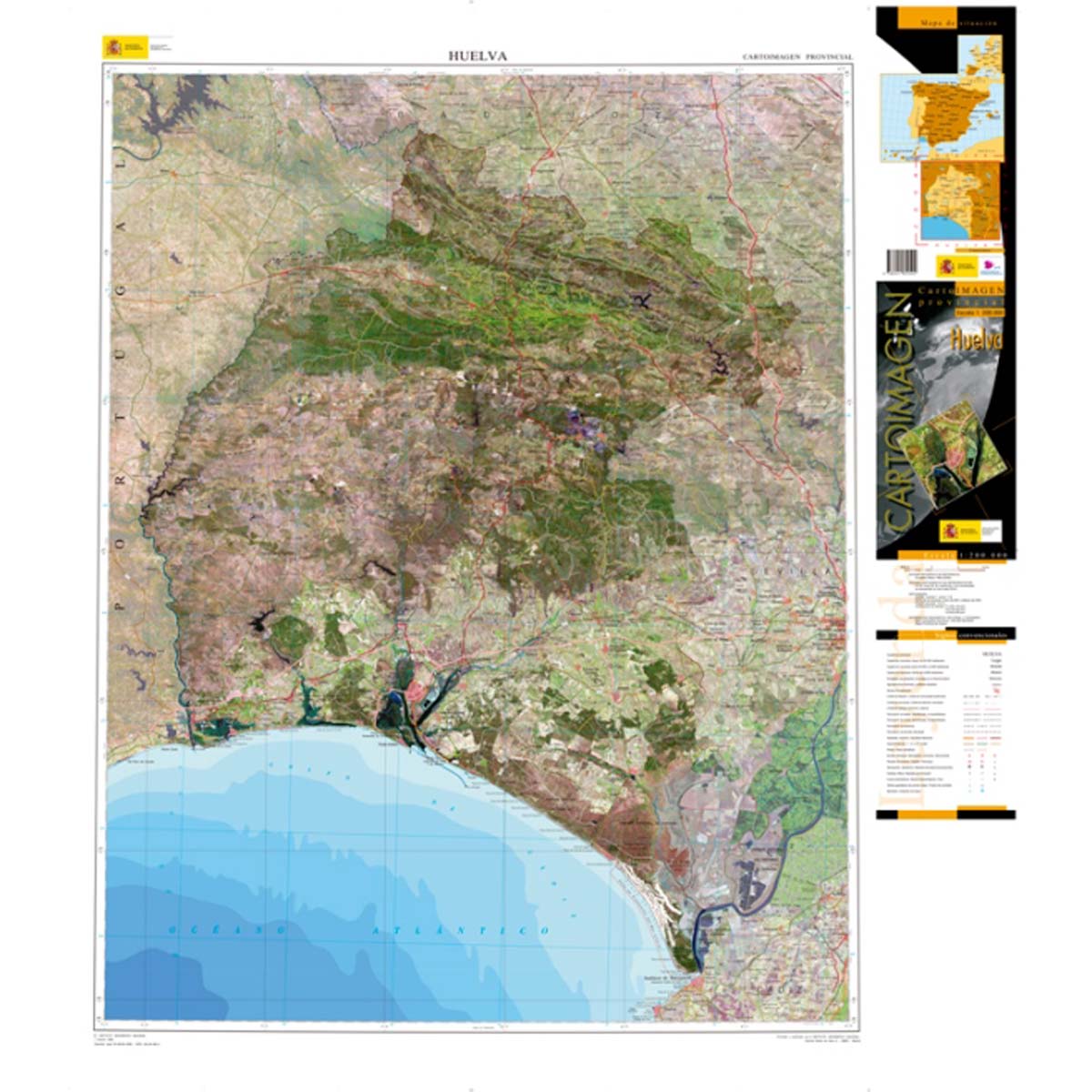 Huelva - Cartoimagen 1:200.000