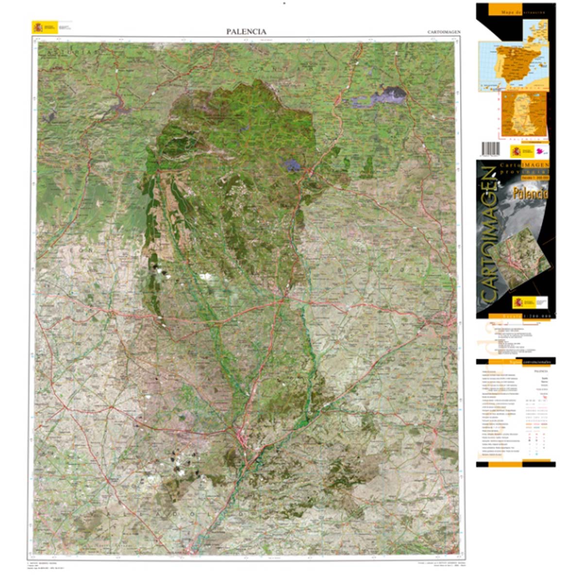 Palencia - Cartoimagen 1:200.000