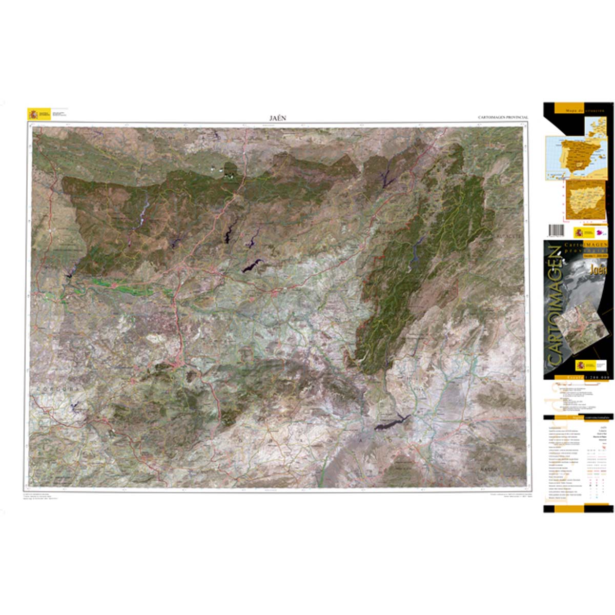 Jaén - Cartoimagen 1:200.000