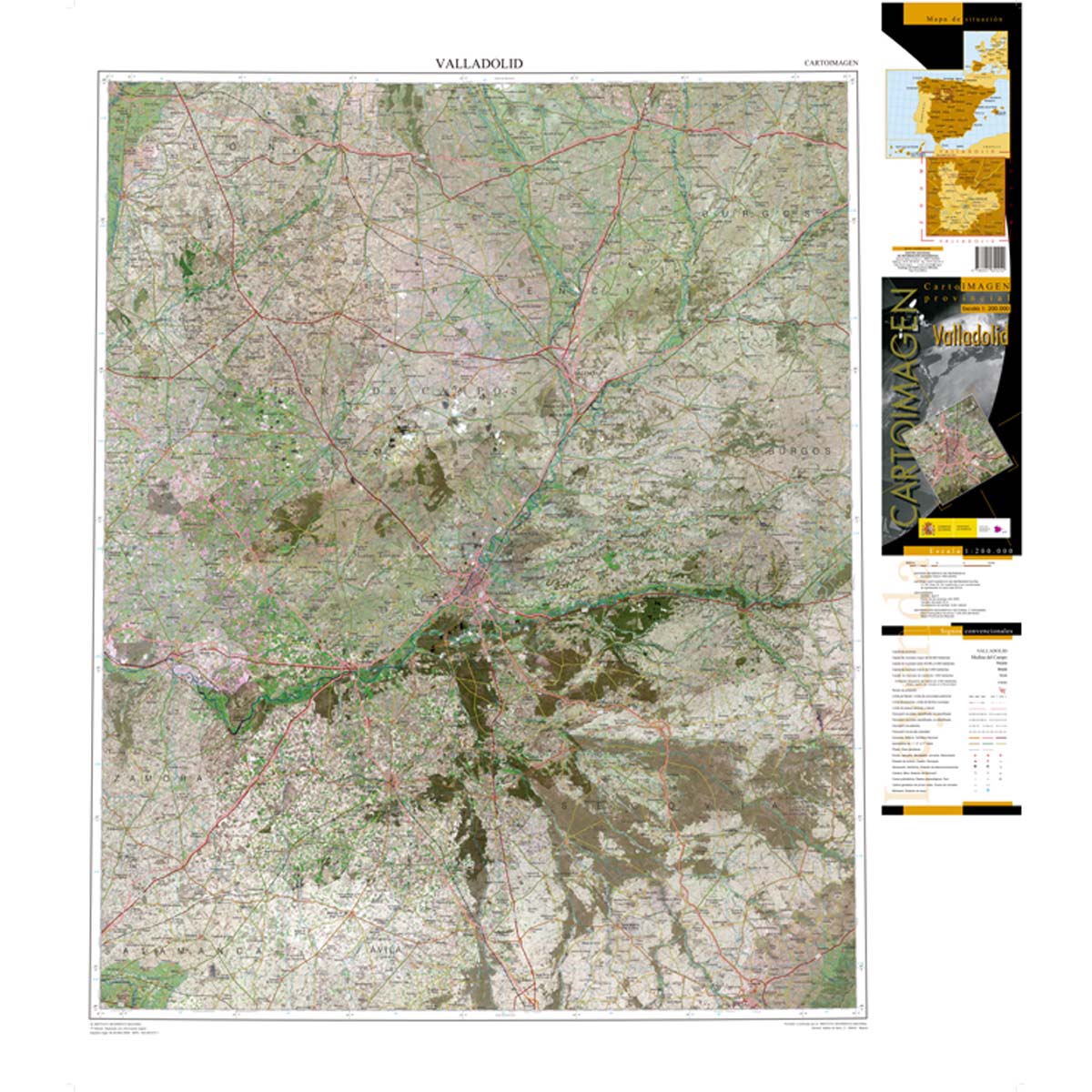 Valladolid - Cartoimagen 1:200.000