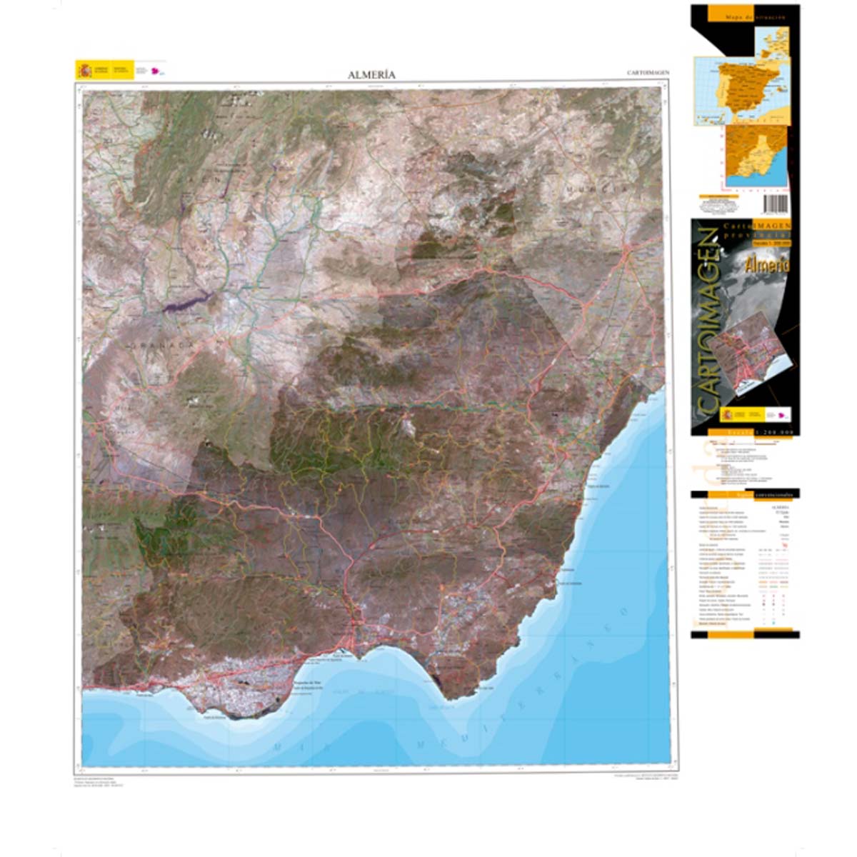 Almería - Cartoimagen 1:200.000