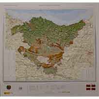 Relieve de Álava, Guipúzcoa y Vizcaya en 3D ed. 2009
