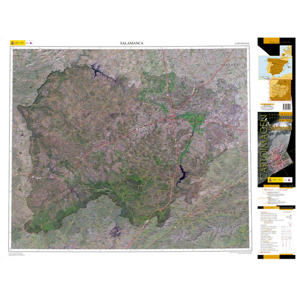 Salamanca - Cartoimagen 1:200.000