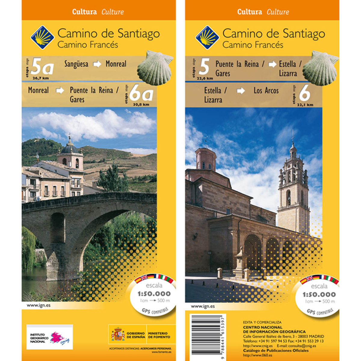 Camino de Santiago. Etapas: 5-6-5a-6a