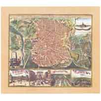 Madrid. Plano de población. Ca.1735 - Johann Baptist Homann