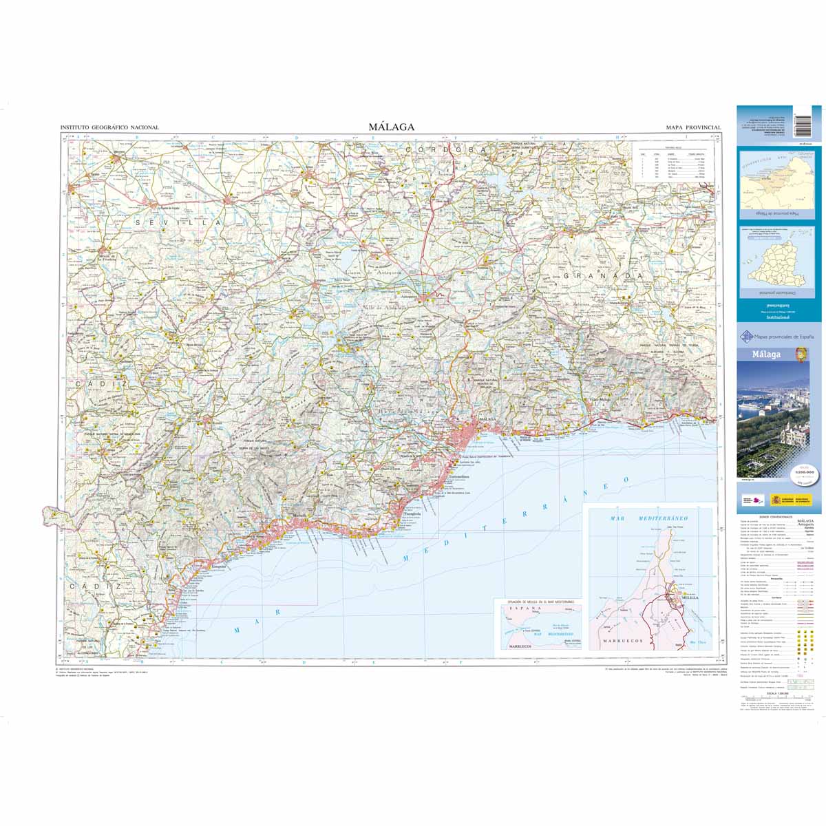 MÁLAGA 1:200.000