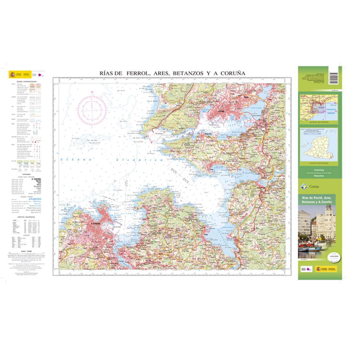Rías de Ferrol, Ares, Betanzos y A Coruña. Costas