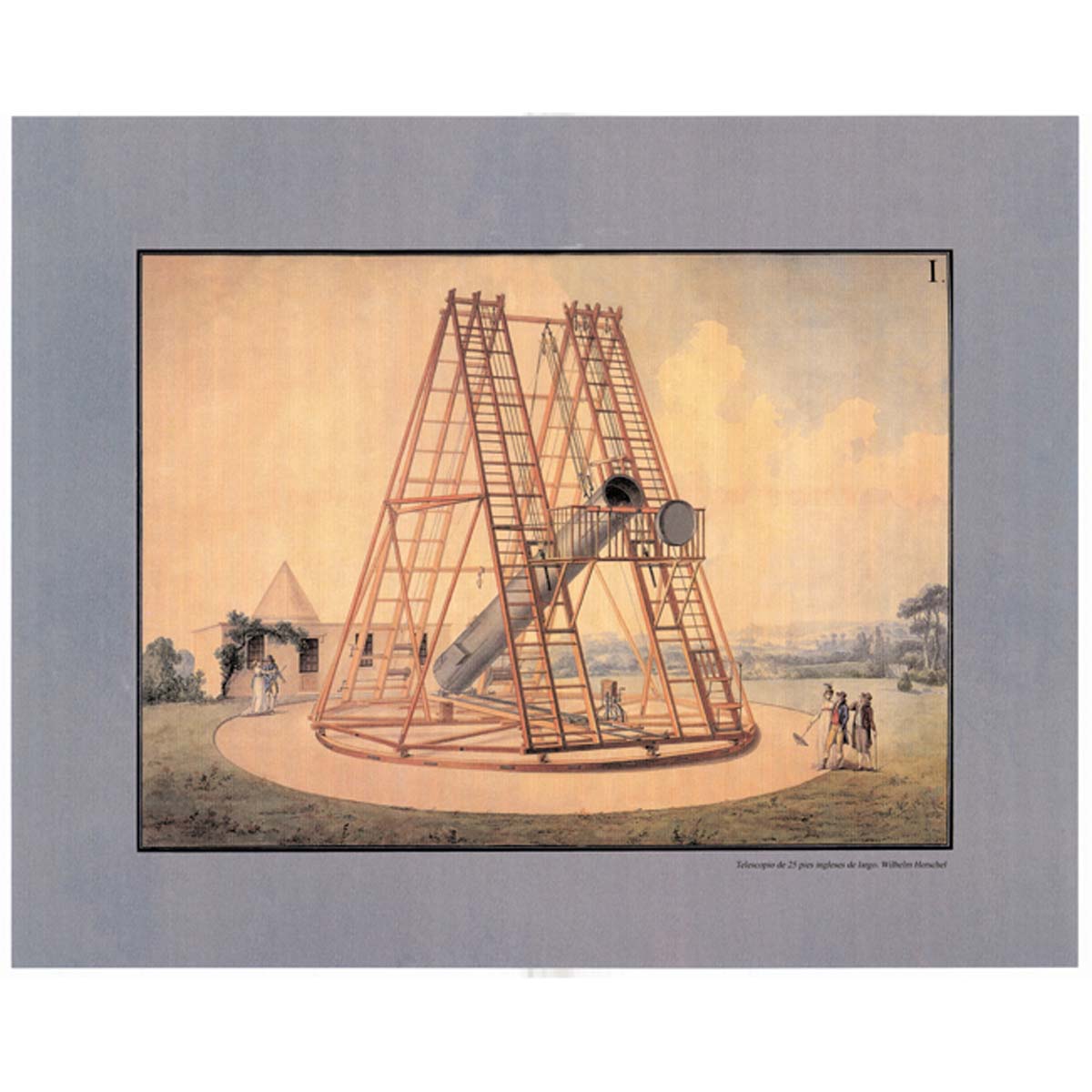 Lámina del Telescopio de Wilhelm Herschel