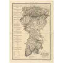Mapa del Reyno de León y del Principado de Asturias. 1837 - A. H. Dufour