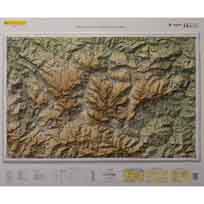 Relieve del Parque Nacional de Picos de Europa en 3D a 1:50.000 ed. 2018