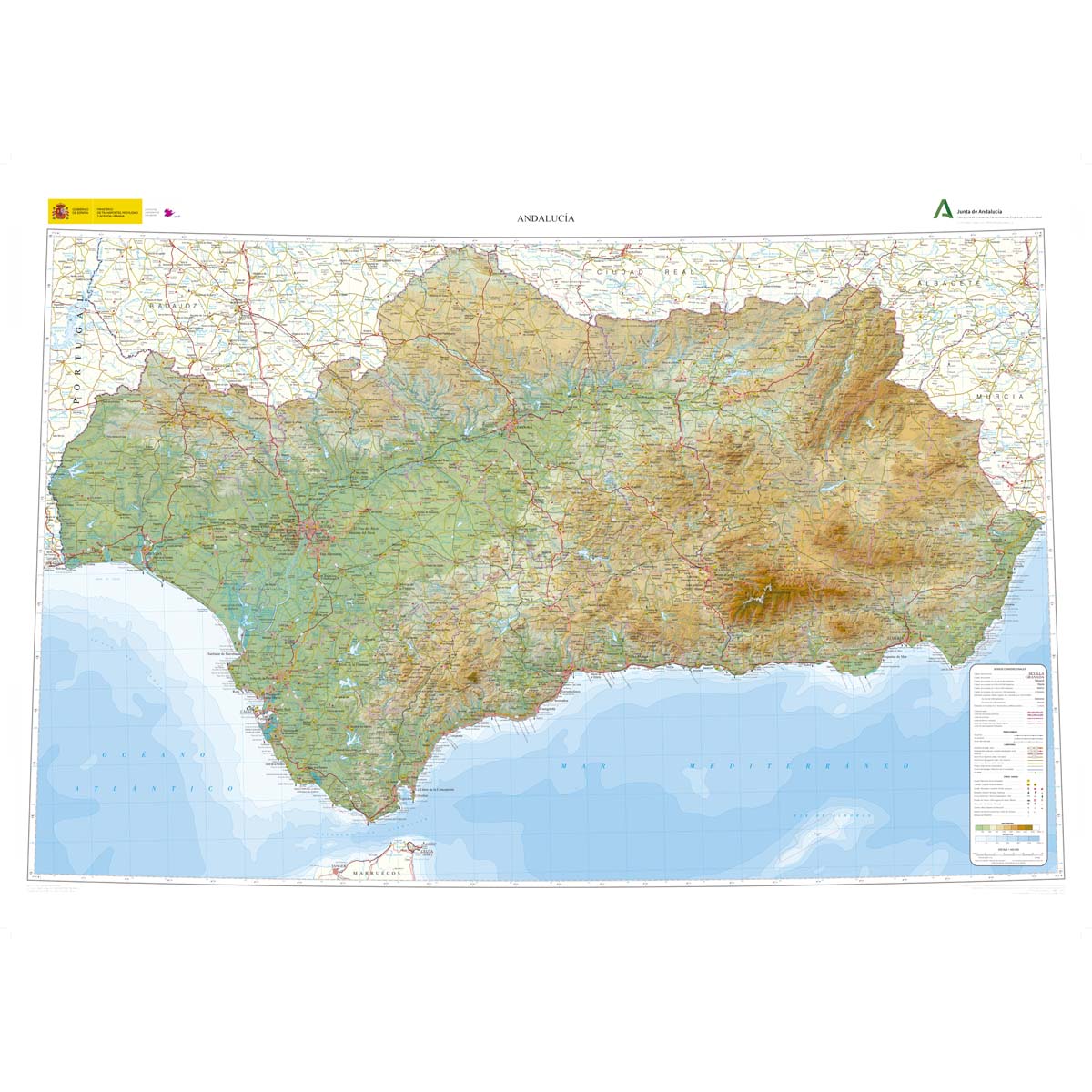 ANDALUCÍA-autonómico escala 1:400.000