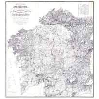 Carta Geométrica de Galicia. 1845 - Domingo Fontán
