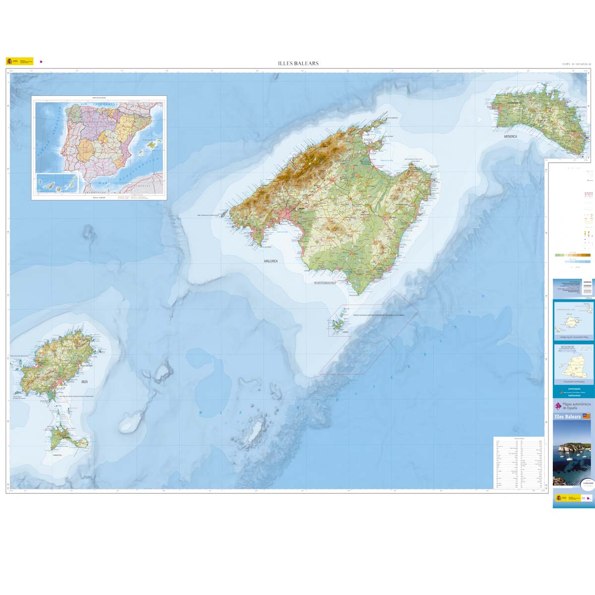 ILLES BALEARS-autonómico escala 1:200.000