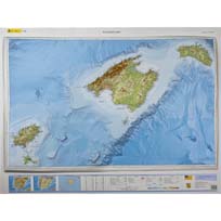 Relieve de Illes Balears en 3D a 1:250.000 ed. 2021
