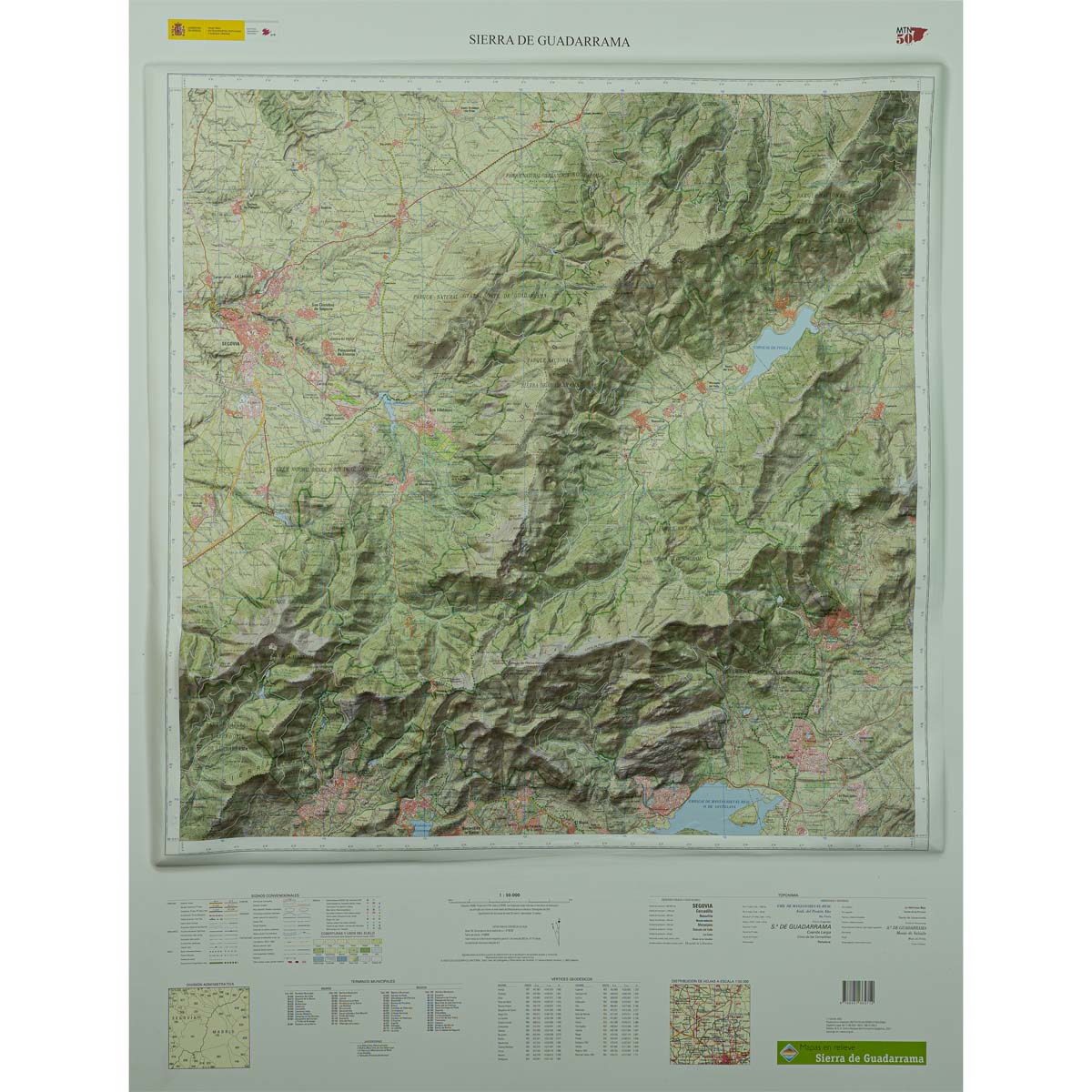 Relieve De La Sierra De Guadarrama En 3D A 1 50 000 Ed 2022