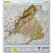Relieve de la Comunidad de Madrid en 3D a 1:200.000 ed. 2023