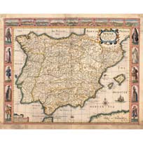 Spaine. 1626 - John Speed