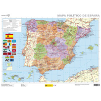 Mapa político de España 1:3.000.000  (plastificado)