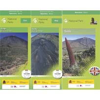 Parque Nacional del Teide. Red de Senderos. 2 mapas + guía (inglés/english)