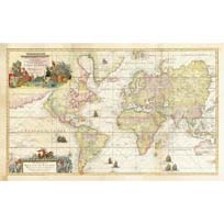 Mundo. Cartas náuticas. (1728). 2026 - Gerard van Keulen