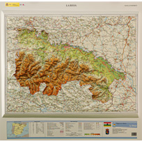 Relieve de La Rioja en 3D a 1:200.000 ed. 2026