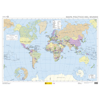 Mapa político mundo (lámina atlas 87 cm x 61 cm) edición 2026