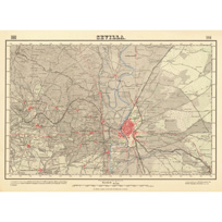Hoja 1ª edición 1:50000 Sevilla 1918